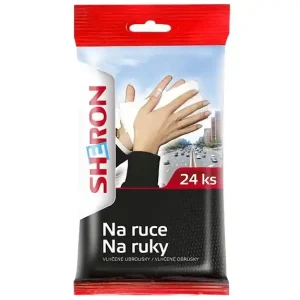 Hit Sezóny Vlhčené ubrousky na ruce SHERON, 24 ks