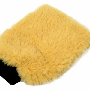 Mycí rukavice z acrylové vlny a zdrsněnou mřížkou 2 in 1 Wool - Kenco - Compass Víkendová Akce