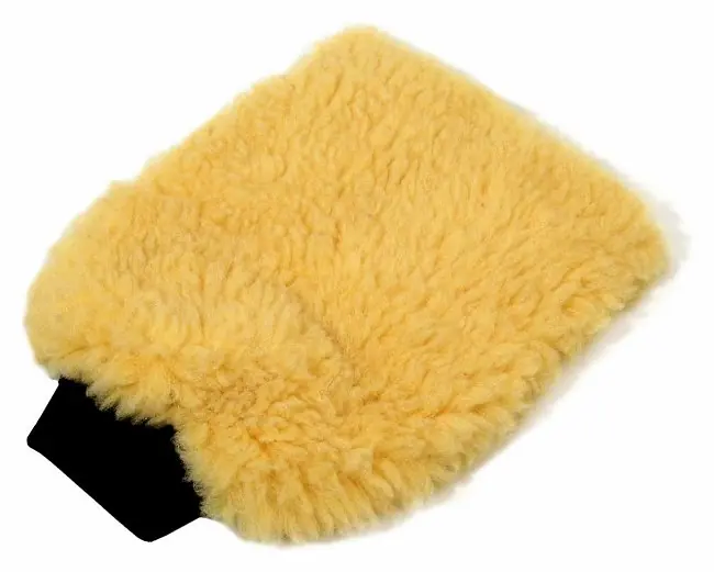 Mycí rukavice z acrylové vlny a zdrsněnou mřížkou 2 in 1 Wool - Kenco - Compass Víkendová Akce