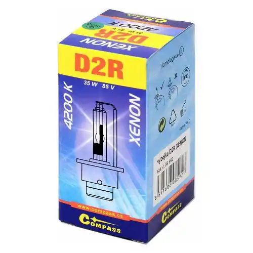 Xenonová výbojka D2R 4200°K s homologací E13 - Compass Pouze Dnes
