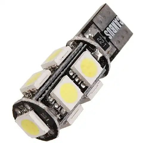 LED žárovka W5W T10 COMPASS CAN-BUS 9 SMD LED, bílé 6000K, 1 ks Nakupujte Hned