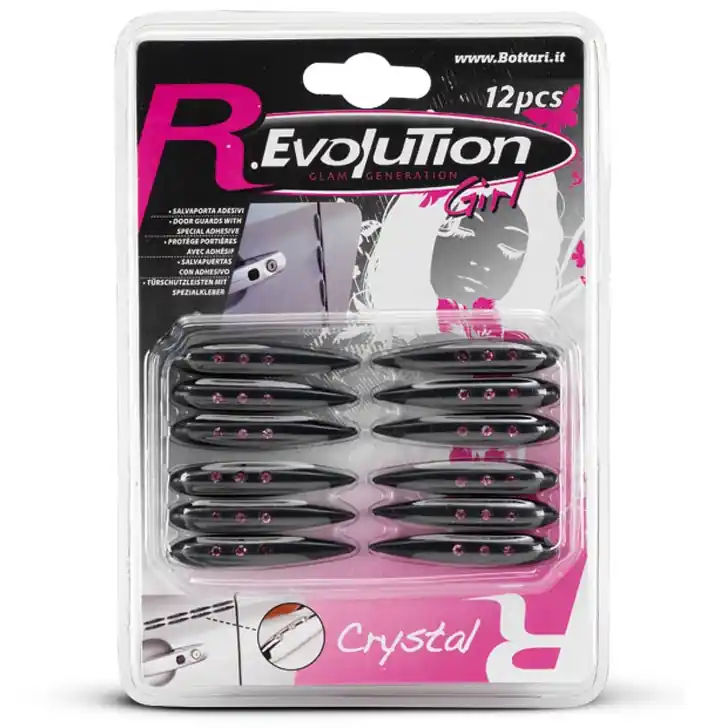 Odeslání Ihned Chrániče dveří ve tvaru kapky s růžovými krystaly - R.Evolution Pink Girl (12 ks)