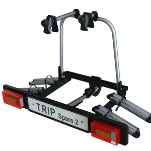 Sezónní Sleva Nosič kol na tažné zařízení Hakr Trip 2 (pro 2 kola) - Spare (neuzamykatelný + nevýklopný)