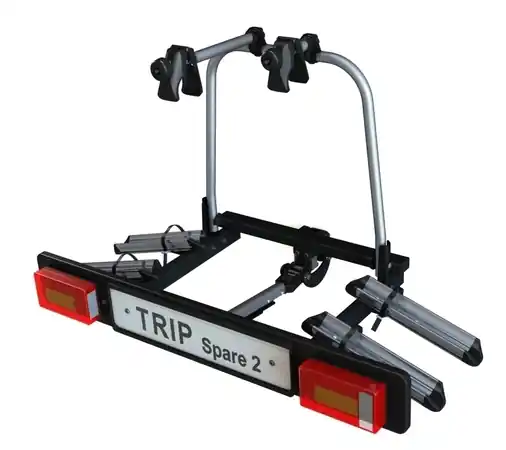 Sezónní Sleva Nosič kol na tažné zařízení Hakr Trip 2 (pro 2 kola) - Spare (neuzamykatelný + nevýklopný)