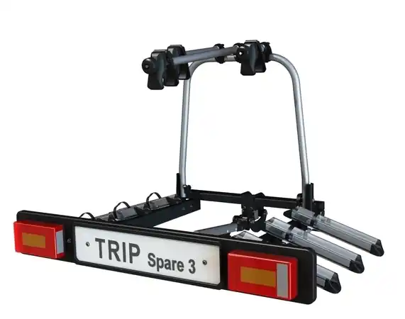 Speciální Cena Nosič kol na tažné zařízení Hakr Trip 3 (pro 3 kola) - Spare (neuzamykatelný + nevýklopný)