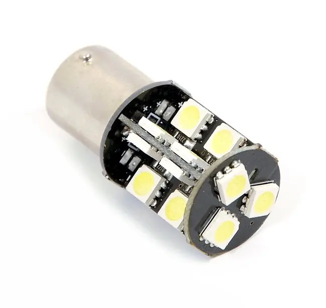 Akční Nabídka CAN-BUS diodová žárovka BA15S - 19 SMD LED - bílá (1 ks) - Compass