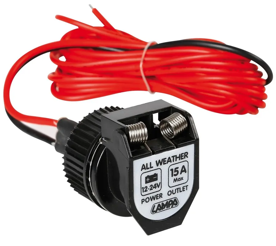 Ihned K Objednání Zásuvka do auta LAMPA PX-2, 12- 24V, vodotěsná