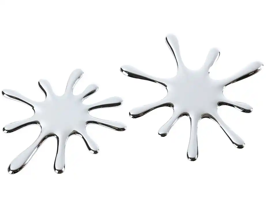 3D chromované skvrny Splash - Lampa Italy (2 ks) Cenový Hit