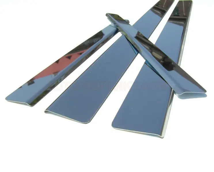 Autentický Prahové nerezové lišty Daewoo Nubira I Hatchback (1997 - 2003) - chrom