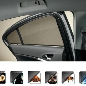 Protisluneční clony zadních oken + kufru Škoda Rapid Liftback (2012 - 2019) - sada 3 ks Sezónní Sleva