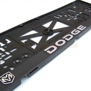Podznačky 3D - podložky SPZ Dodge (2 ks) Expresní Doručení