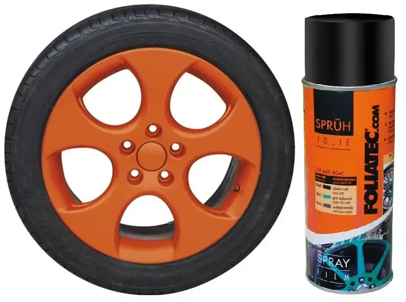 Jen Po Omezenou Doba Barva na kola Foliatec - fólie ve spreji - oranžová matná (400 ml) - 2042