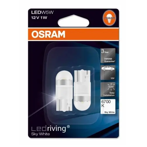 Cenový Hit Žárovky Osram SkyWhite W5W Premium 12V - bílé (2 ks) - 2880SW-02B