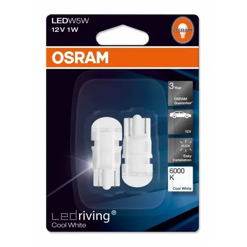 Žárovky Osram CoolWhite W5W Premium 12V - bílé (2 ks) - 2880CW-02B Koupit Online