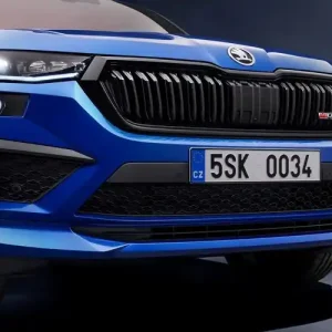 Cenově Výhodný Škoda Kodiaq I Facelift 2021+ - rámeček masky BLACK MAGIC