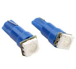 Jen Po Omezenou Doba LED žárovky T5 12V do palubní desky, modré, 2 ks