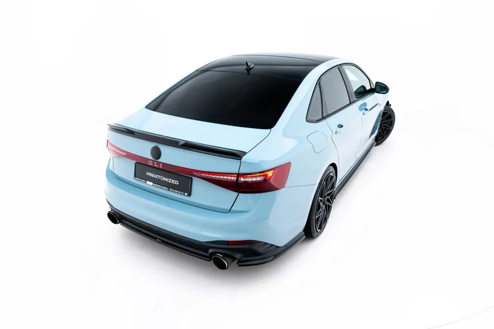 Oblíbený Volkswagen Jetta GLI Mk7 Facelift 2, prodloužení spoileru 3D, Maxton design